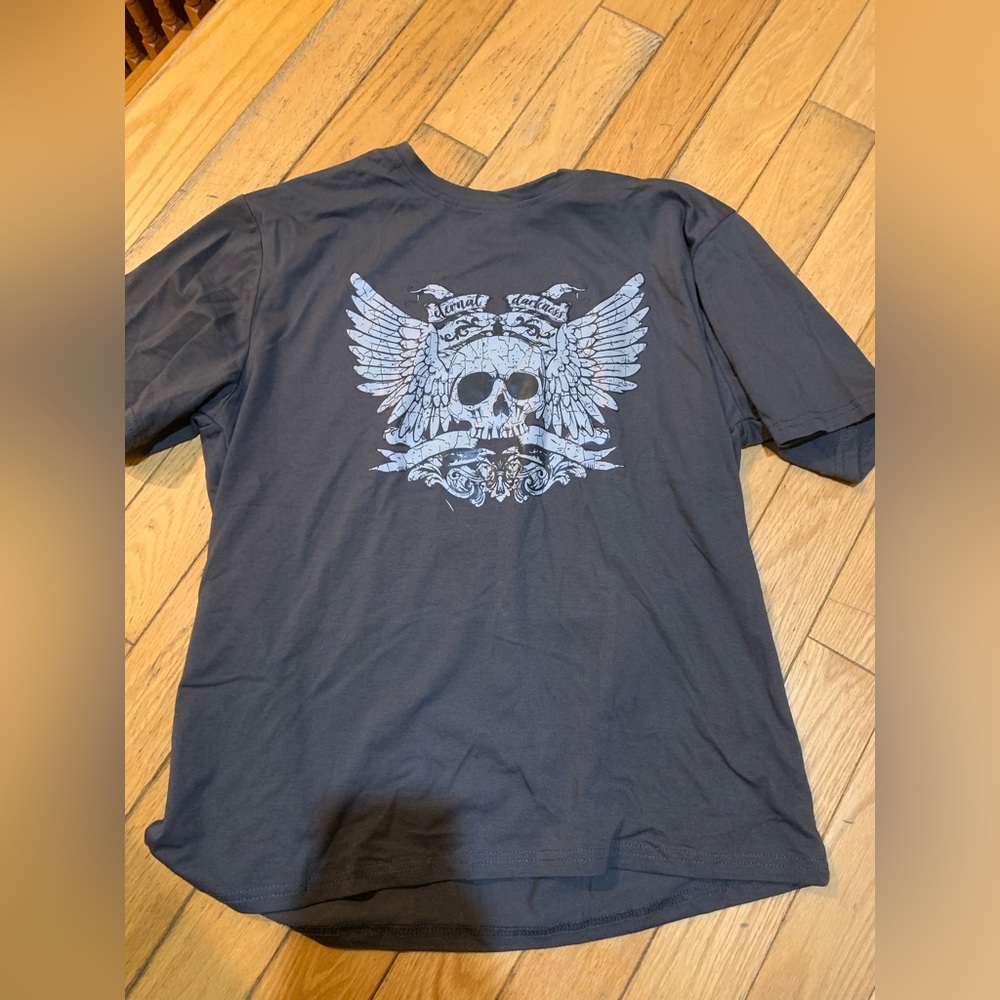 Romwe Gray Shirt
